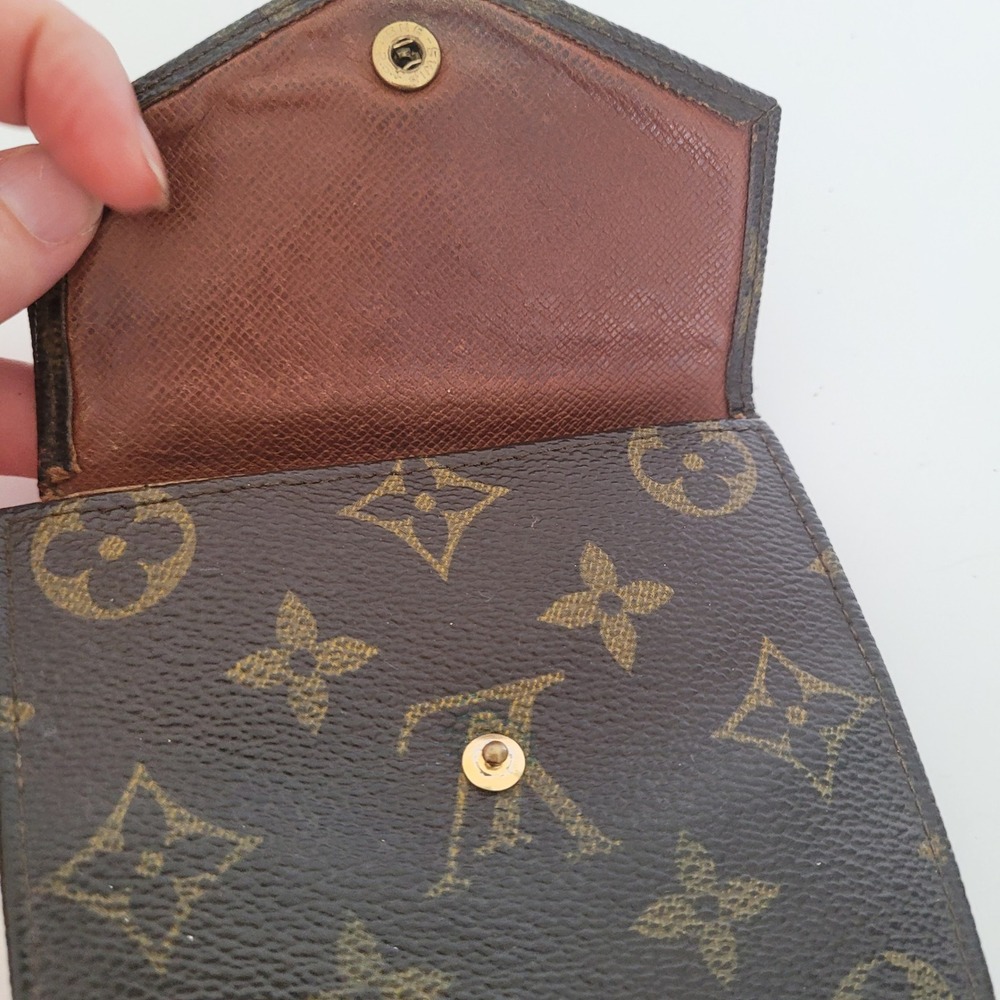 Louis Vuitton Monogram Portefeuille Elise Trifold Wallet Brown AN0960 Vintage - Picture 10 of 15